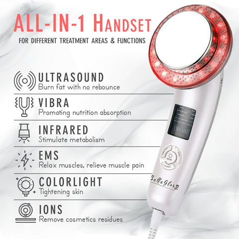 Ultrasonic Cavitation Handset™ 6-in-1 Slimming & Beautifying Device
